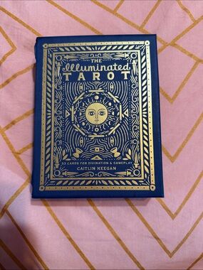The Illuminated Tarot Card Deck - Blue & Gold